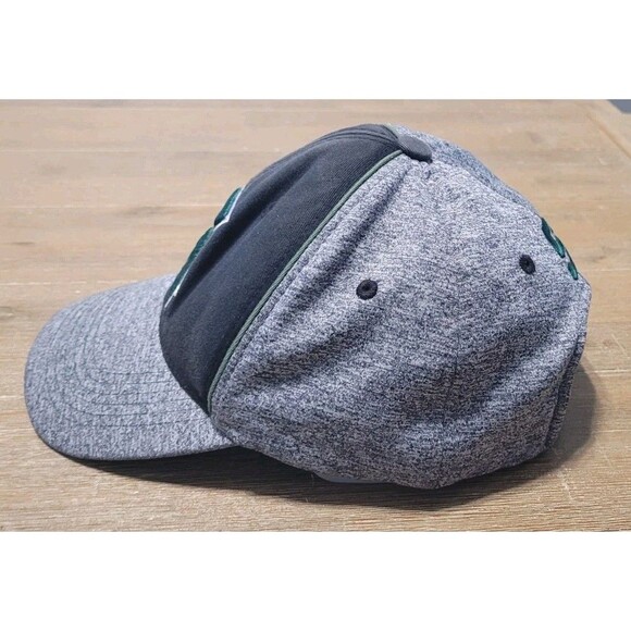 Michigan State Spartans Captivating Headwear Gray & Black Strapback Hat Cap - Picture 2 of 5
